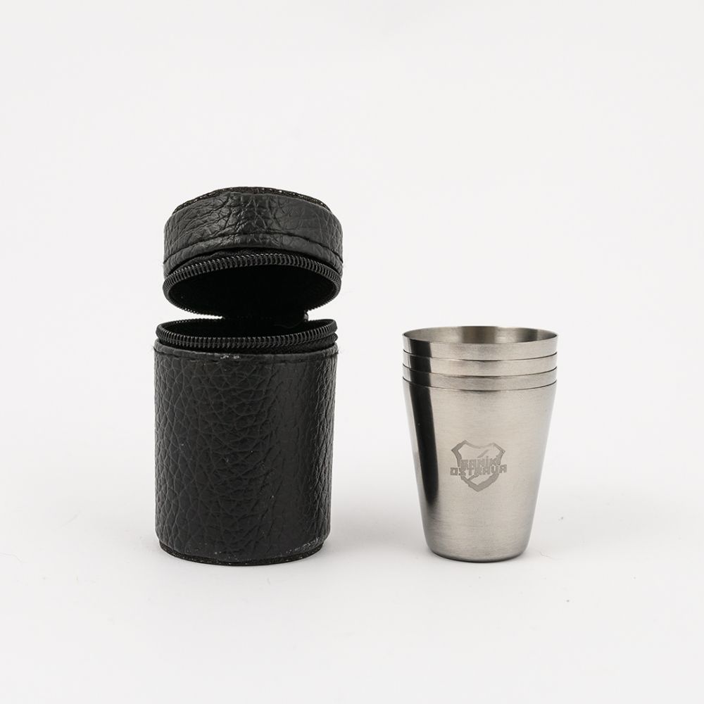 Set nerezových kalíšků - 