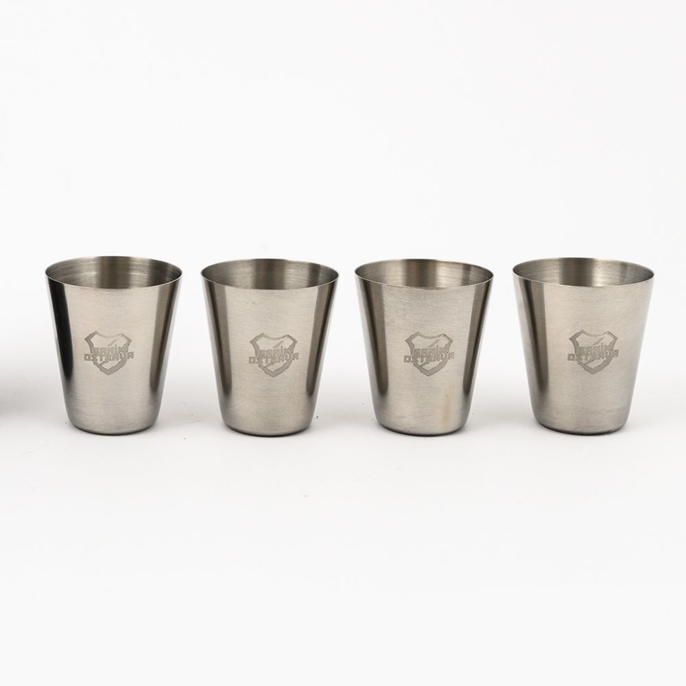 Set nerezových kalíšků - 