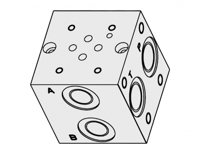 Blok připojovací MR-3-1.G/C10-2 (NG6; 1 pozice)