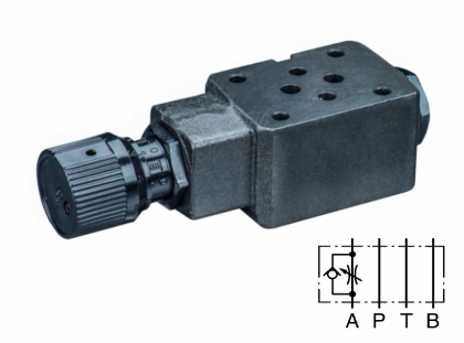 Ventil škrticí MSA-01-X-50, Cetop 3