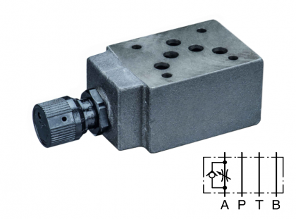 Ventil škrticí MSA-03-X-40, Cetop 5