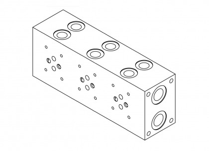 Blok připojovací MB13/3S380 (NG6; 3 pozice)Monoblock / Manifold