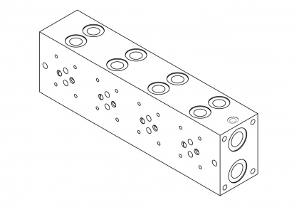 Blok připojovací EM253/4YM (NG6; 4 pozice)Monoblock / Manifold
