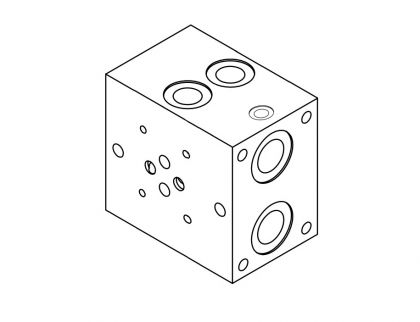 Blok připojovací EM253/1YM (NG6; 1 pozice)Monoblock / Manifold