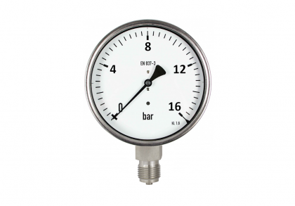 Manometr Ø63mm, 0-16 bar, glycerin, spodní př.