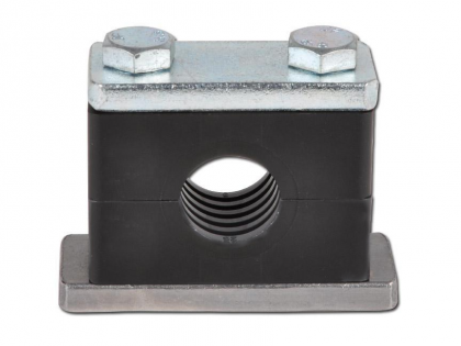 Držák trubky navařovací - jednoduchý SPAL 5038 PP-DPAL-AS - černé