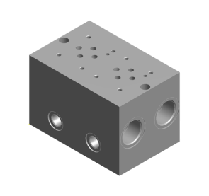 Blok připojovací RPL06/2UTS, Cetop 3, 2 poziceMonoblock / Manifold