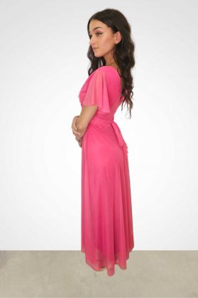 Milano dlouhé šaty pink