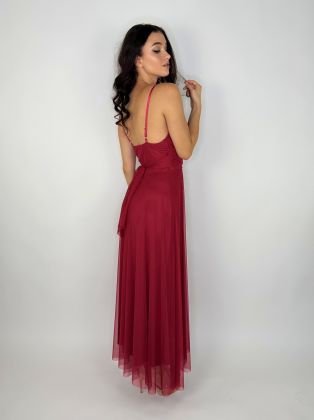 Puglia šaty poppy red