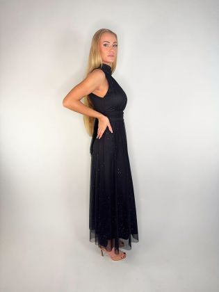 Pisa společenské šaty třpyt black