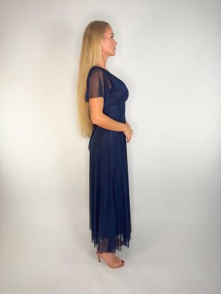 Ferrara šaty třpyt dark blue