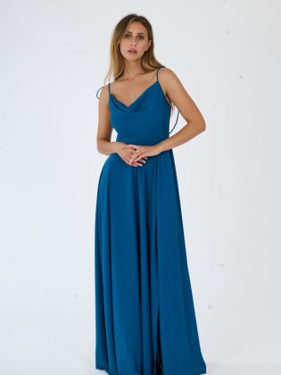 Roma šaty s rozparkem peacock