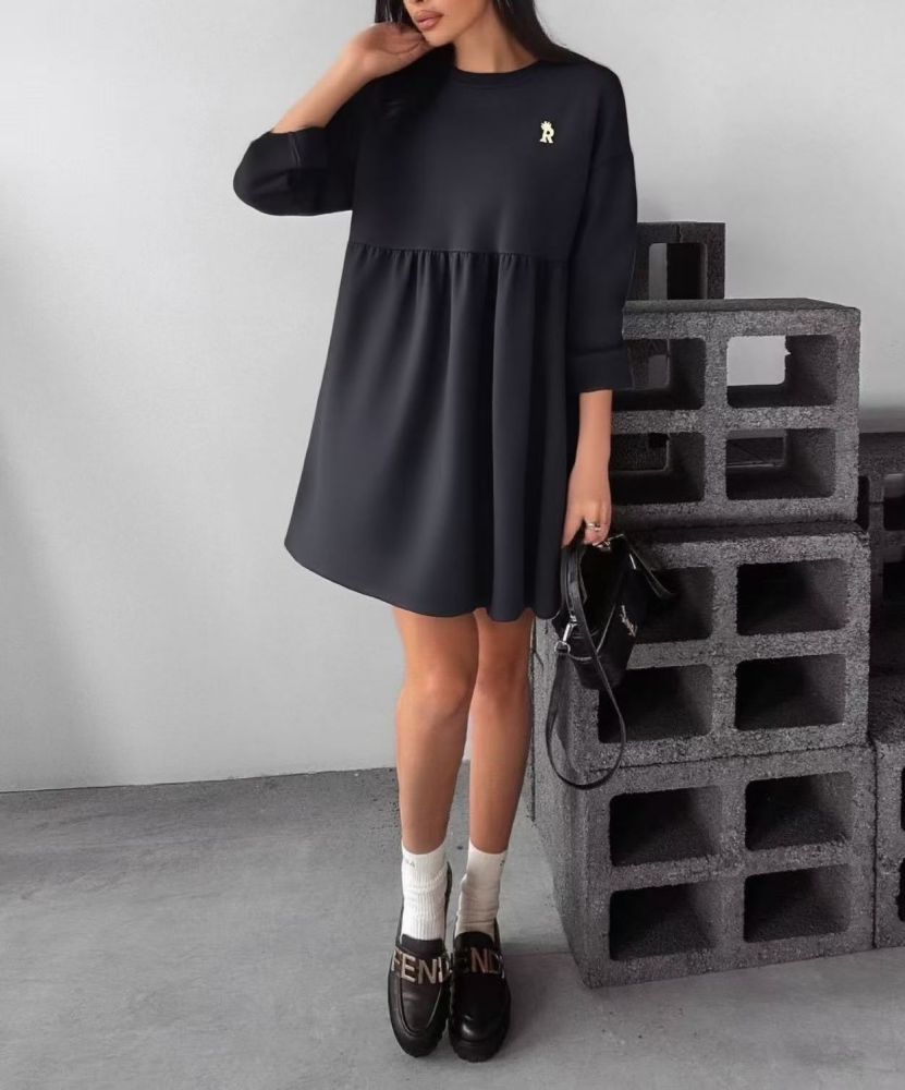 Rimini mikinové šaty black